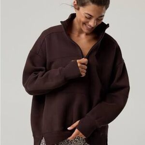 Aerie Offline Cloud Fleece Quarter Zip